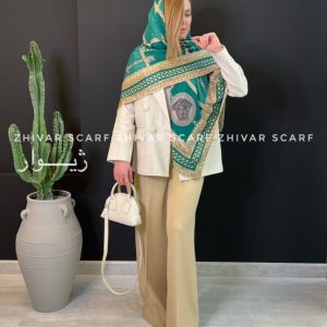 روسری ساتن توییل VERSACE 0330