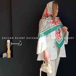 روسری ساتن ابریشم 332