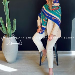 روسری ساتن ابریشم 344