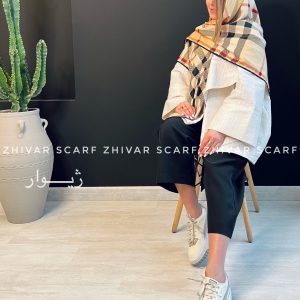 روسری ساتن ابریشم BURBERRY 346