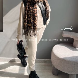 شال موهر وارداتی پلنگی 12033