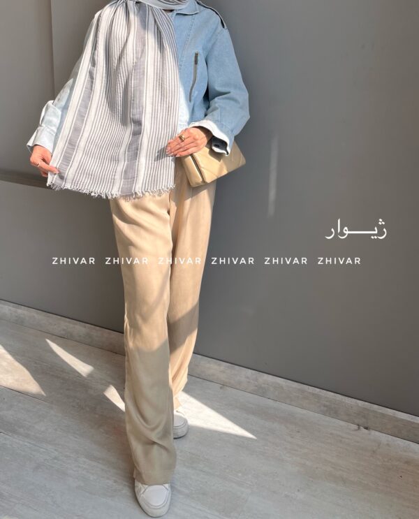 شال لینن وارداتی 12141 - Image 5