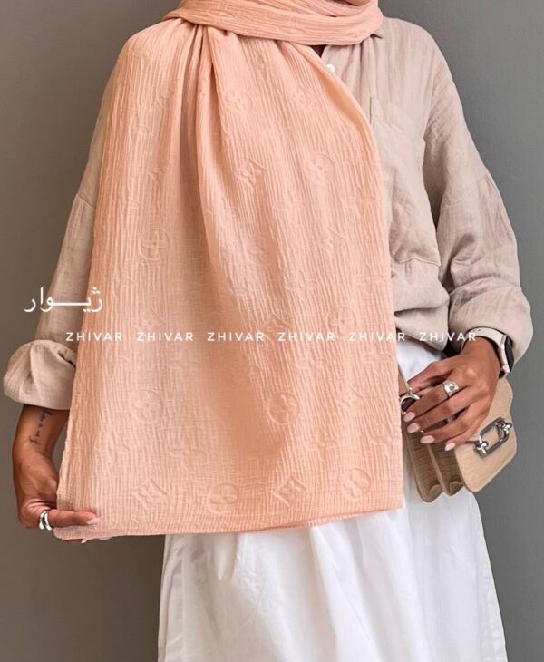 شال پلیسه LV  12215 - Image 4