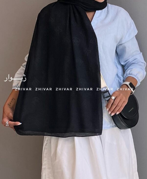 شال پلیسه LV  12215 - Image 8