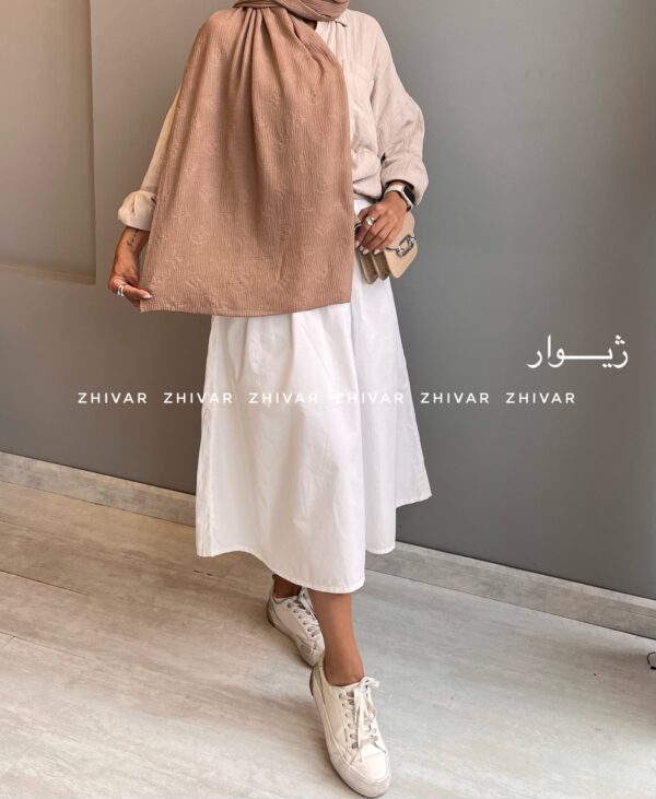 شال پلیسه LV  12215 - Image 9