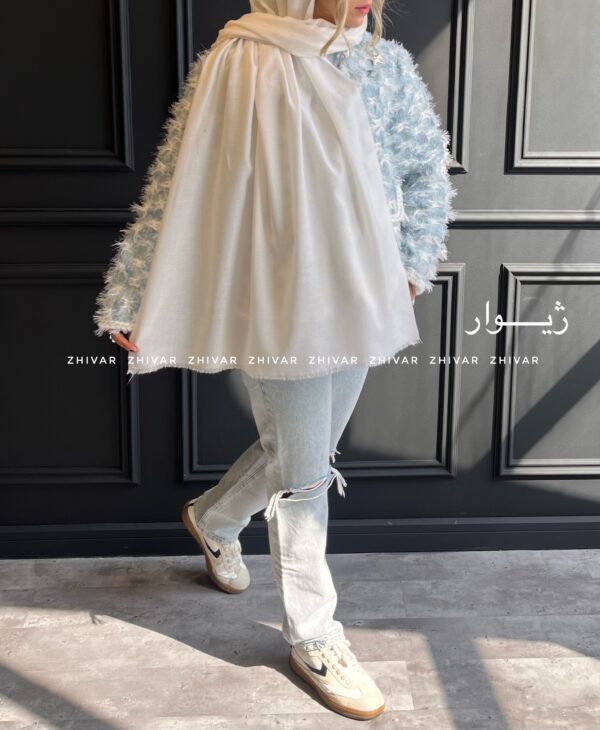 شال موهر ساده سبک 12336 - Image 9