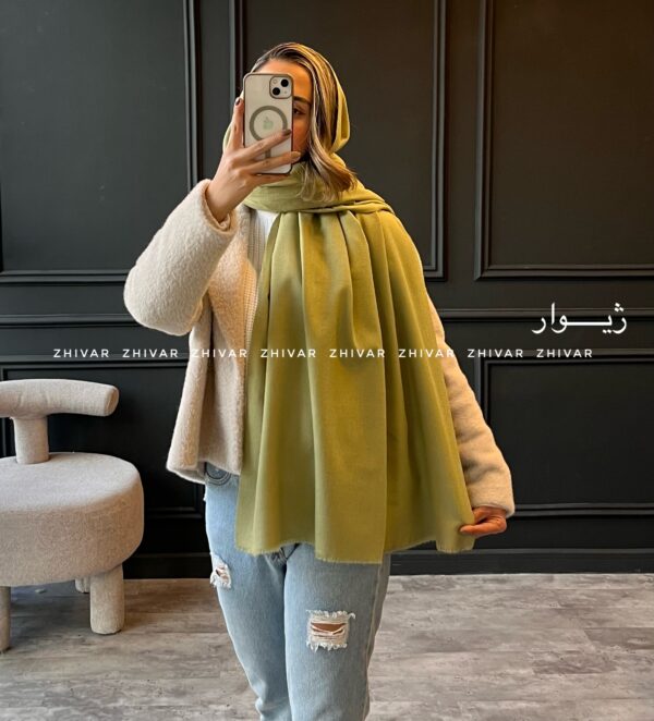 شال موهر ساده سبک 12336 - Image 14
