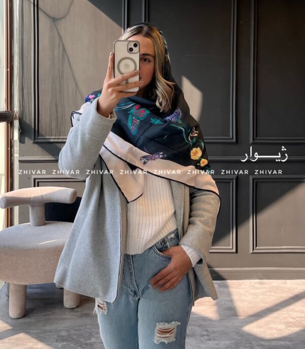 روسری نخی دست دوز 436 - Image 7