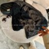 شال مشکی حریر مخمل 12521 - Image 3