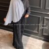 شال نخ لینن لطیف نواردوزی 12541 - Image 7