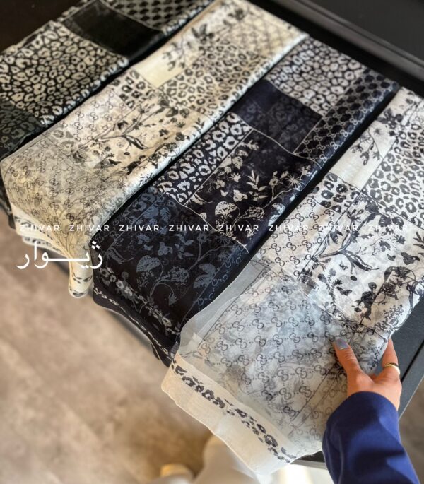 شال حریر ابریشم GUCCI 12558 - Image 2