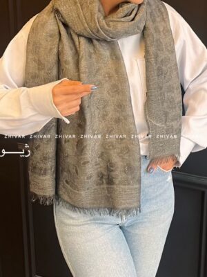 شال لینن پلنگی شاین 12619