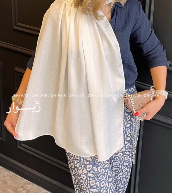 شال ژاکارد ابریشم DIOR 12567 - Image 7