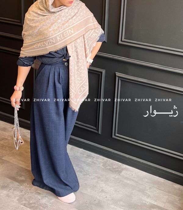 روسری نخ ژاکارد لطیف 447 CK - Image 3