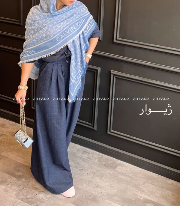 روسری نخ ژاکارد لطیف 447 CK - Image 4