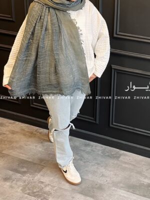 شال نخ لینن سنگشور 12568