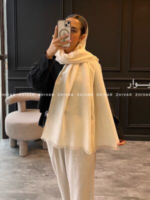 شال شیری ژاکارد دورو  12570