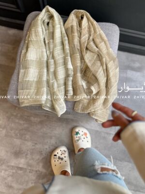 شال ساده حریر ابریشم 12589
