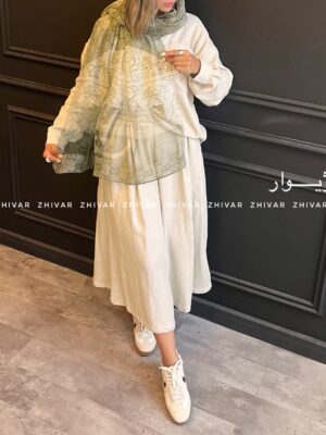 شال حریر ابریشم 12593 GUCCI