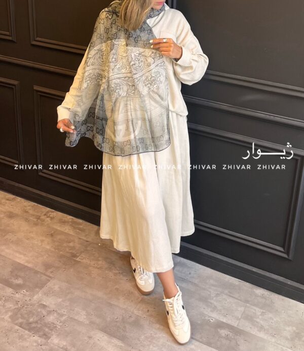 شال حریر ابریشم 12593 GUCCI - Image 4