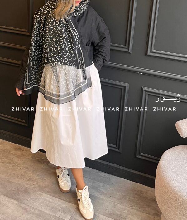 شال حریر ابریشم وارداتی CK 12614 - Image 3