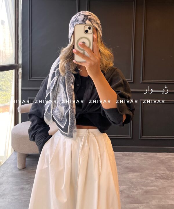 روسری نخ پنبه 452 دیور جنگل - Image 7