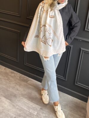 شال نخ و پنبه GUCCI 12622