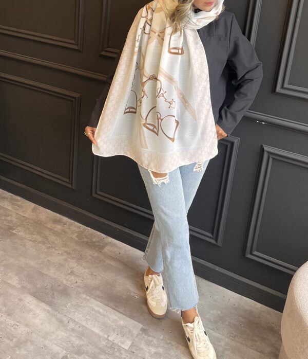 شال نخ و پنبه GUCCI 12622 - Image 2