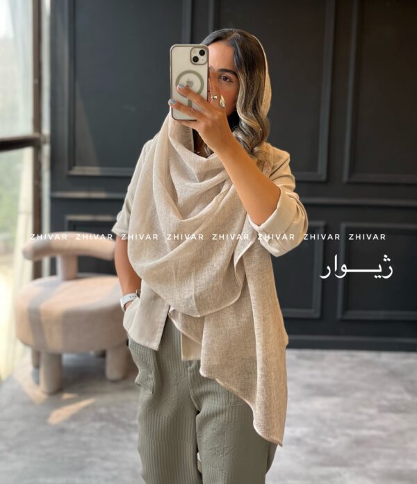 شال نخ ویسکوز لطیف  12625 - Image 2