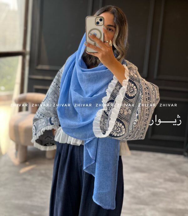 شال نخ ویسکوز لطیف  12625 - Image 5
