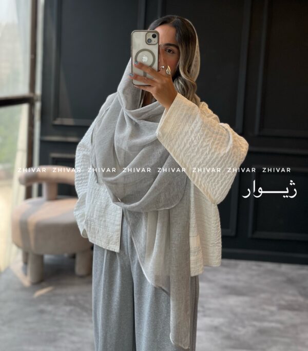 شال نخ ویسکوز لطیف  12625 - Image 7