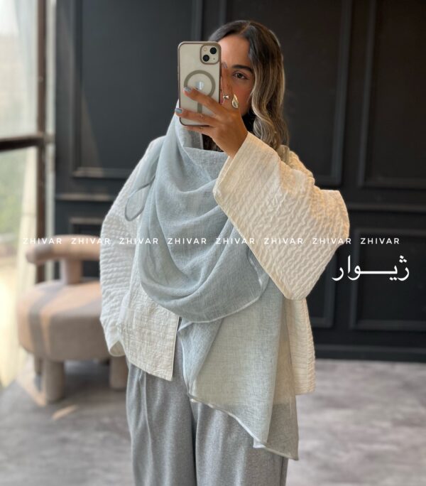 شال نخ ویسکوز لطیف  12625 - Image 8