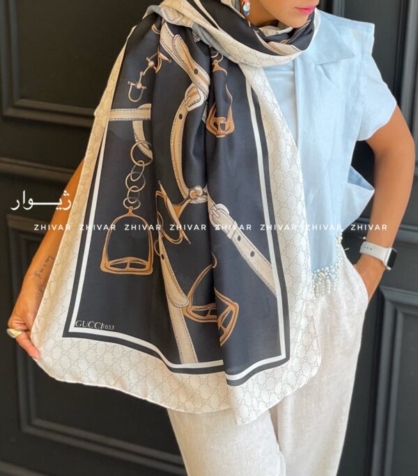 شال نخ و پنبه GUCCI 12622
