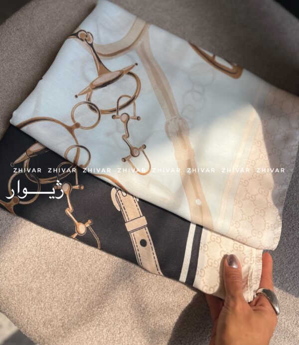 شال نخ و پنبه GUCCI 12622 - Image 2